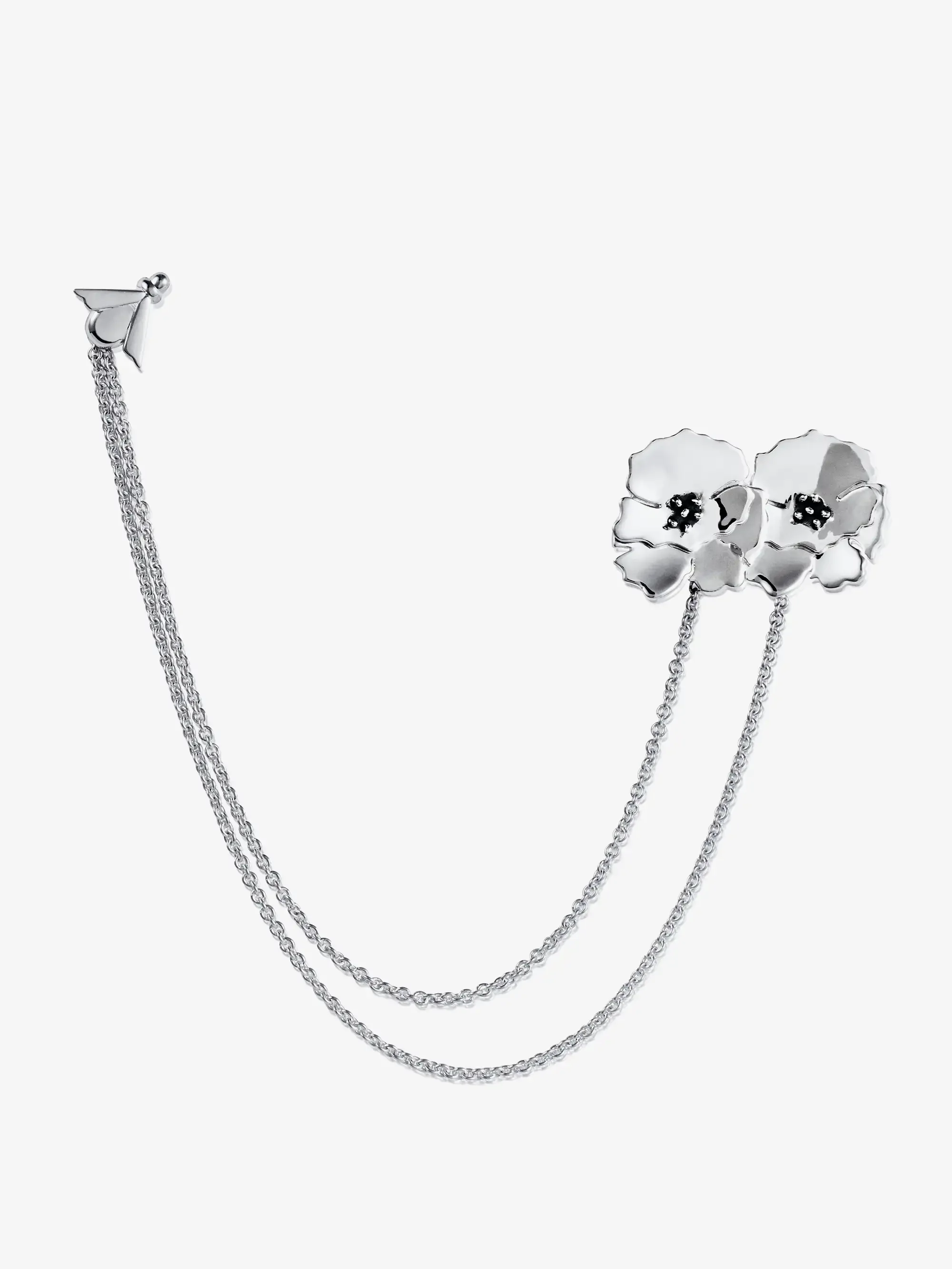 Anemone Brosch Silver - Image 2