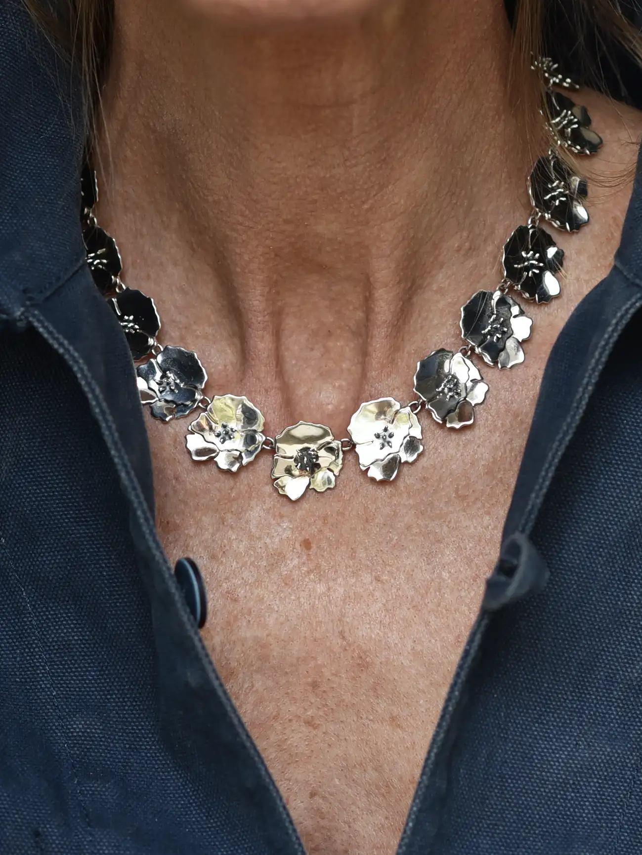 Anemone Collier Silver - Image 3