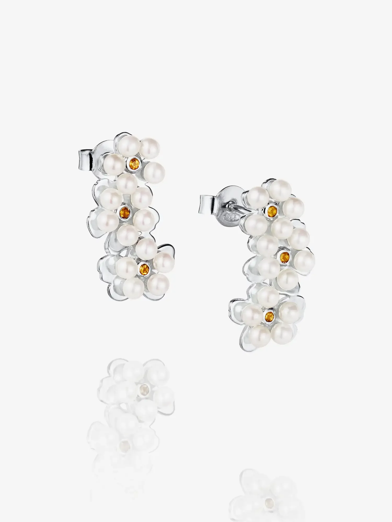 Förgätmigej Earrings Silver - Image 2