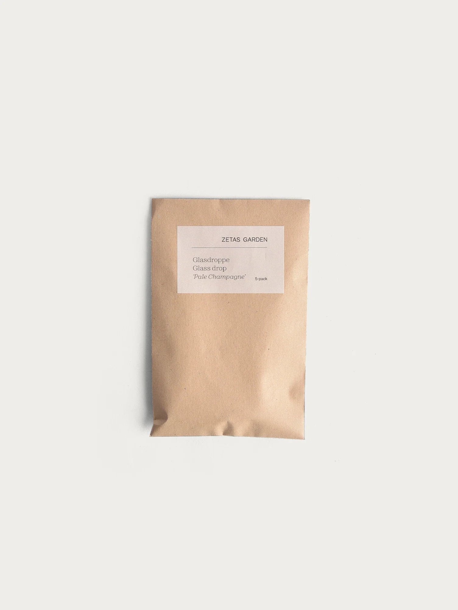 Glasdroppe 'Pale Champagne' 5-pack - Image 5