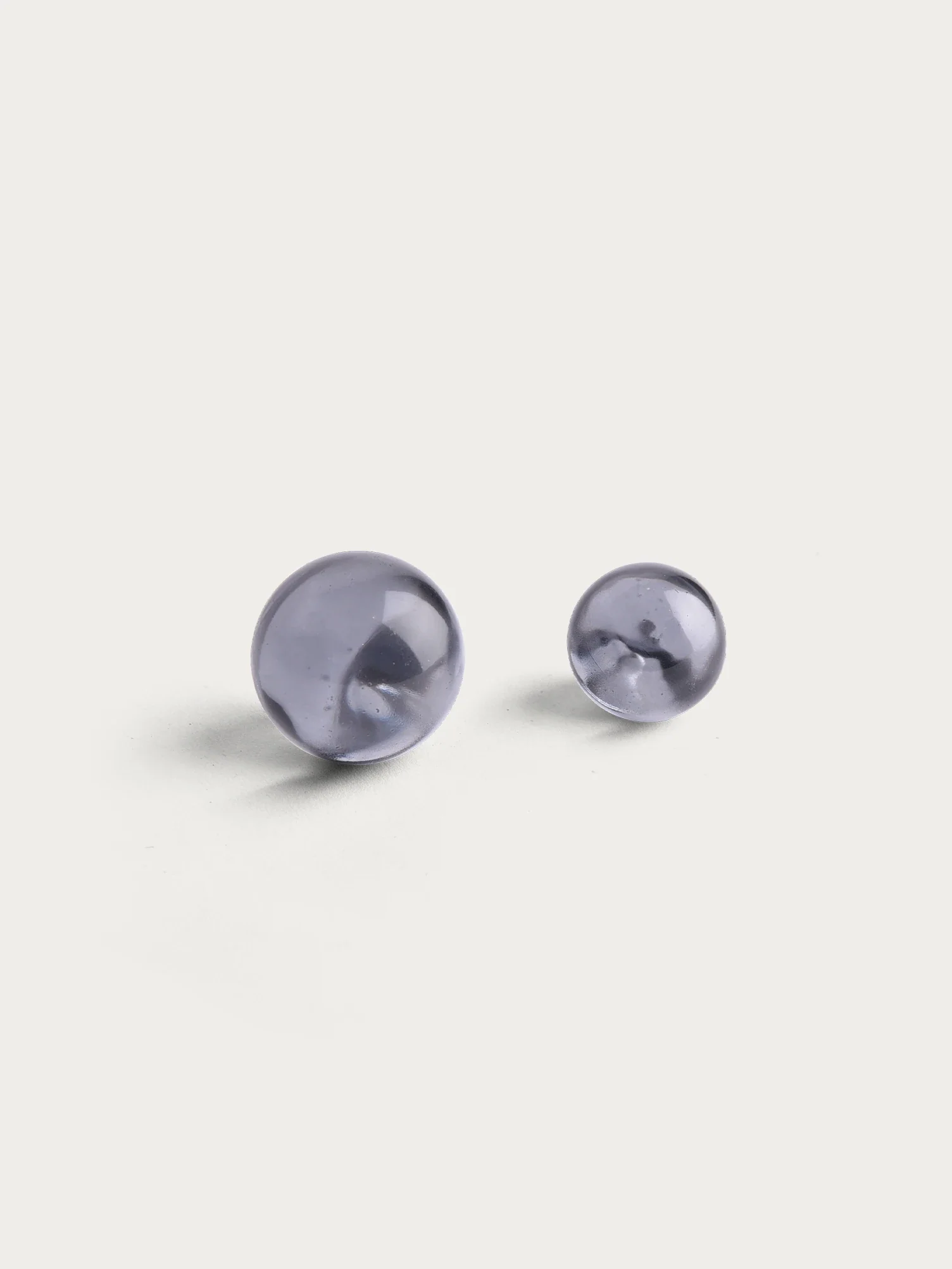 Glaskulor 'Smoke Grey' 30 mm 5-pack - Image 3