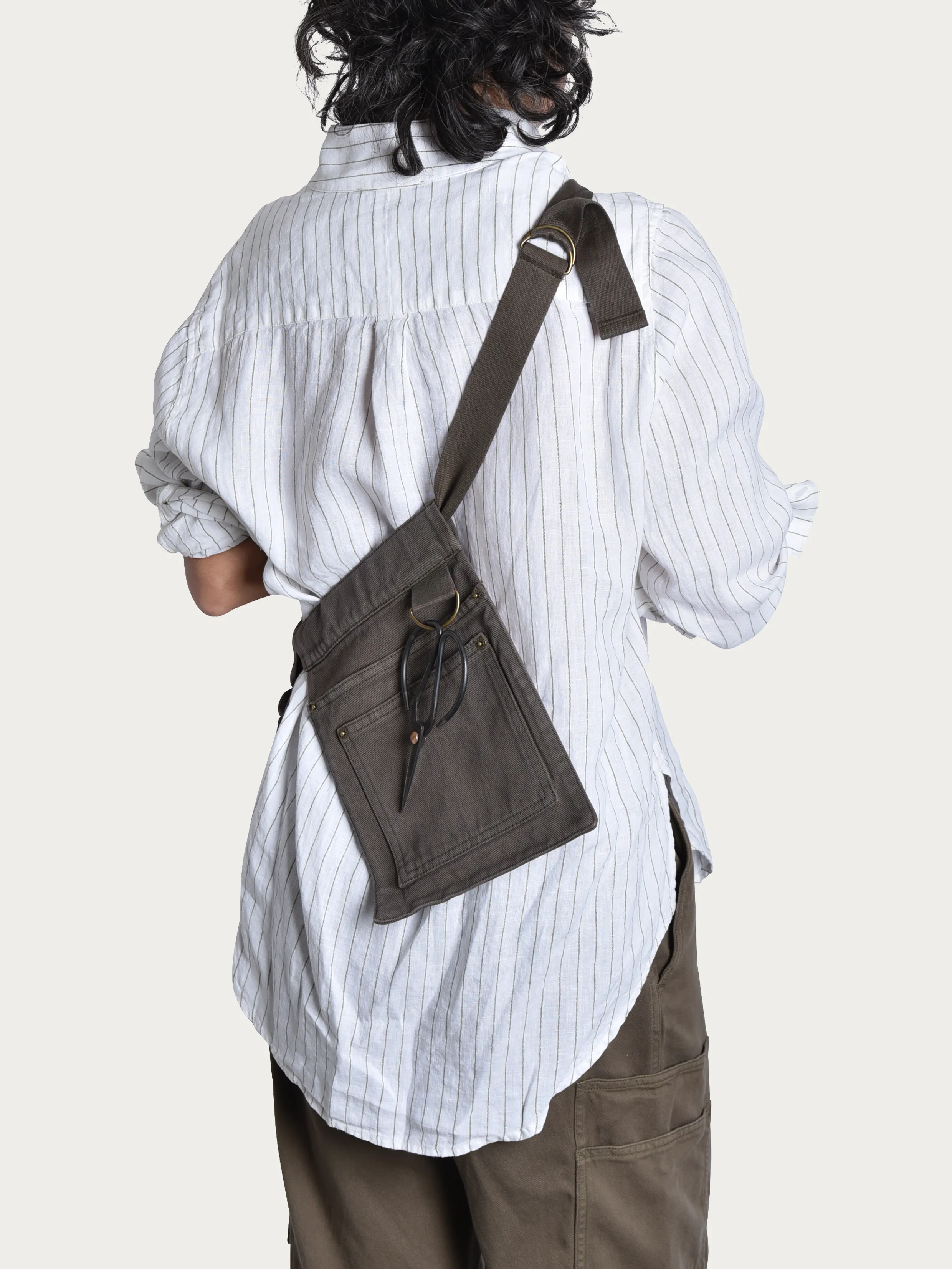 Trädgårdsbälte 'Mur' olive green - Image 5