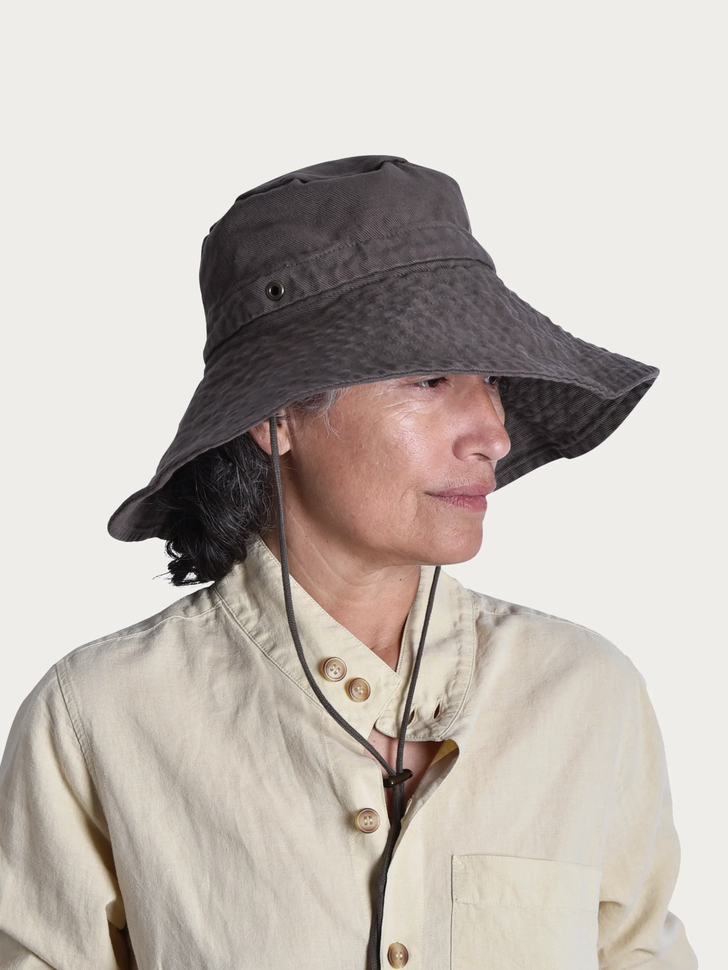 Trädgårdshatt 'Wren' olive green - Image 3