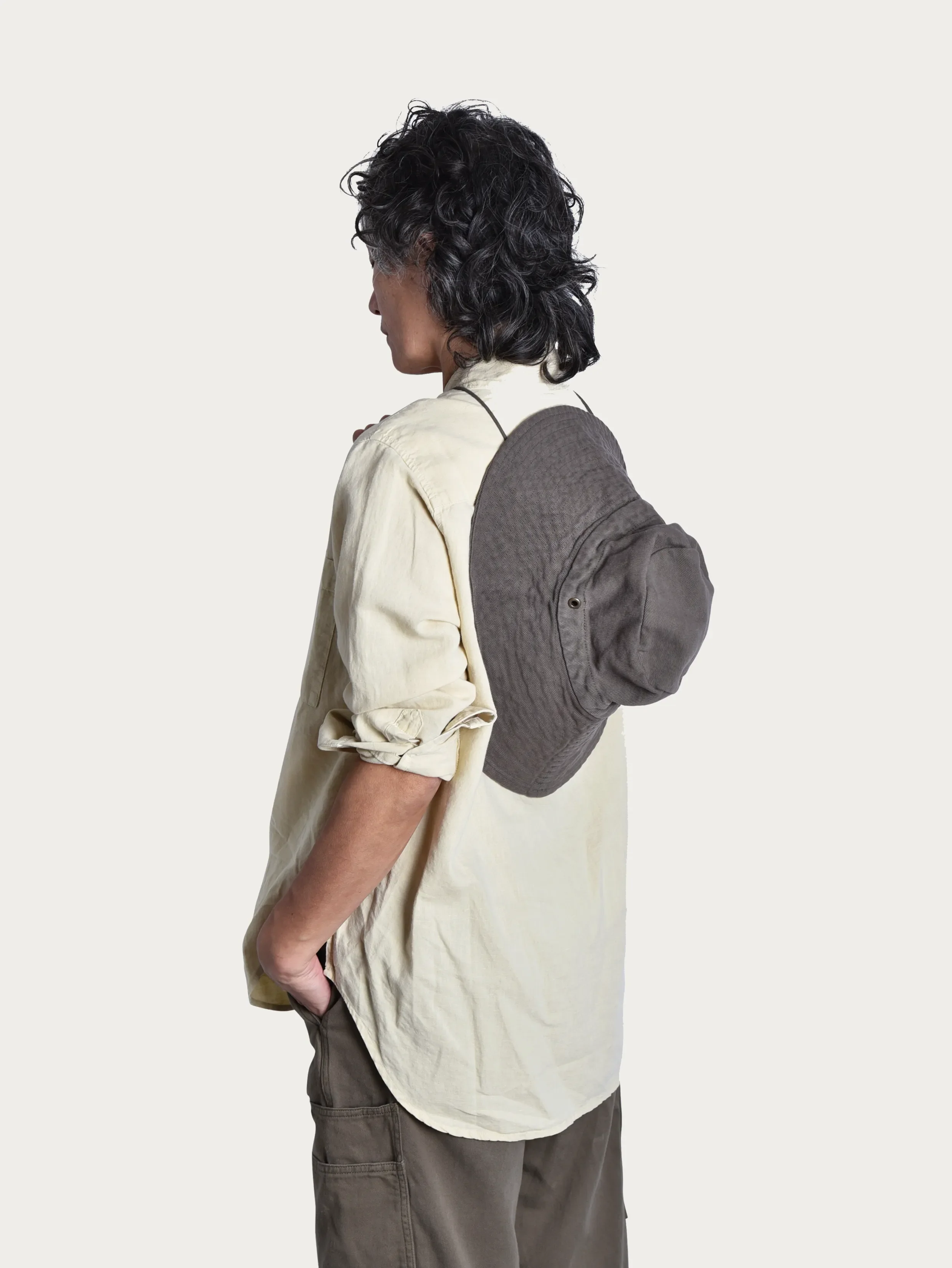 Trädgårdshatt 'Wren' olive green - Image 4