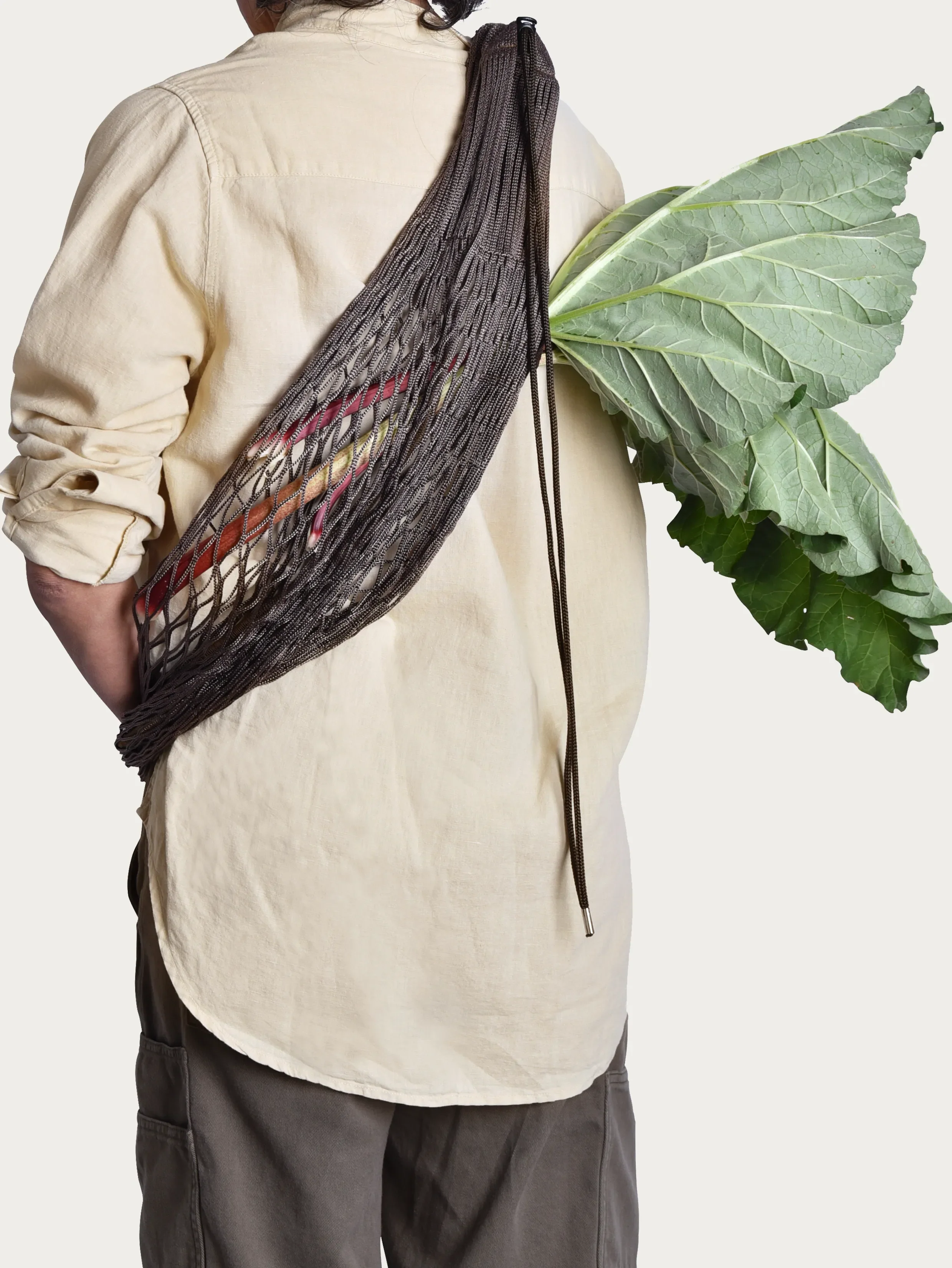 Trädgårdsnätväska 'Harvest' brown - Image 3