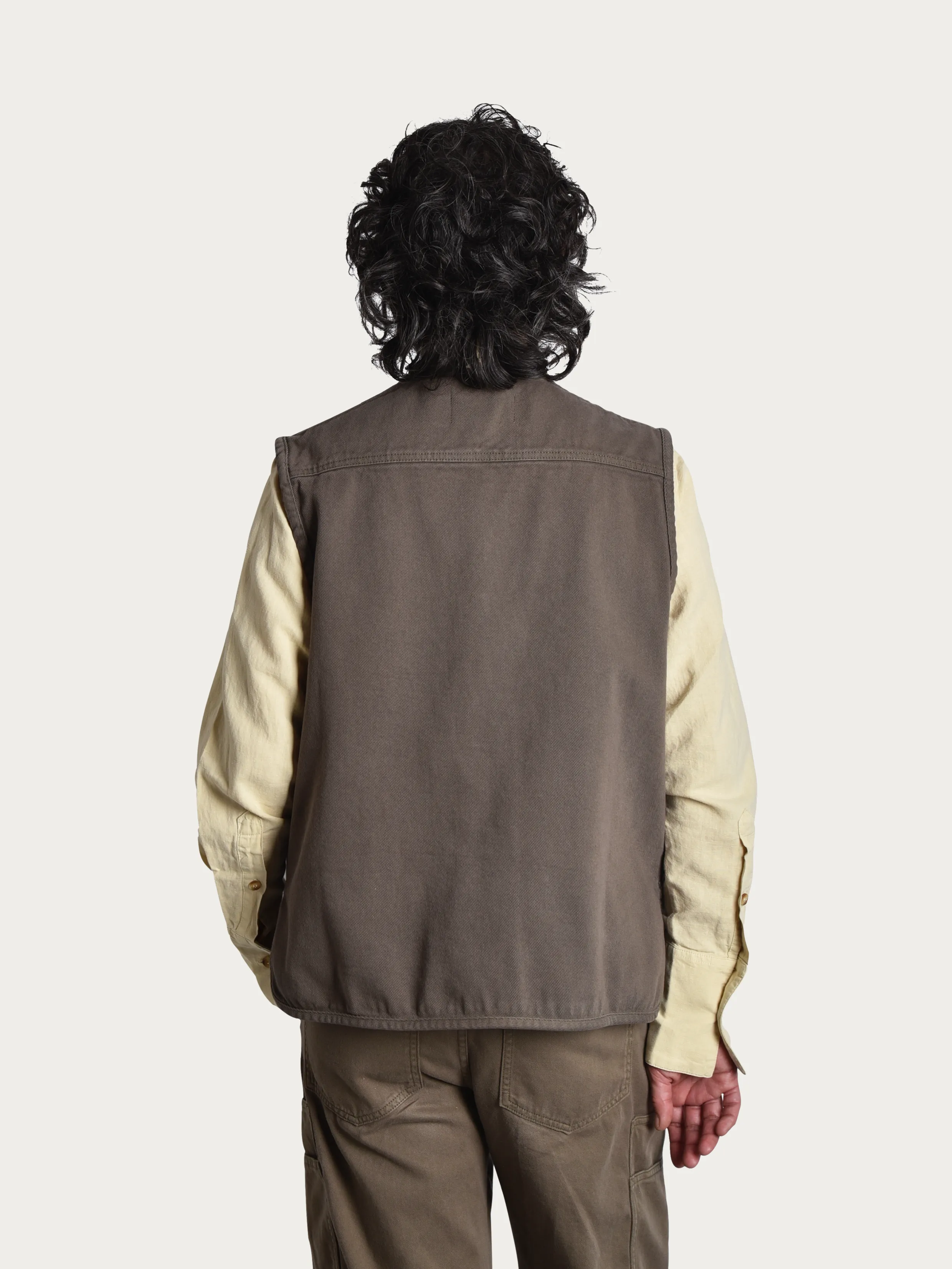 Trädgårdsväst 'Ro' olive green - Image 4